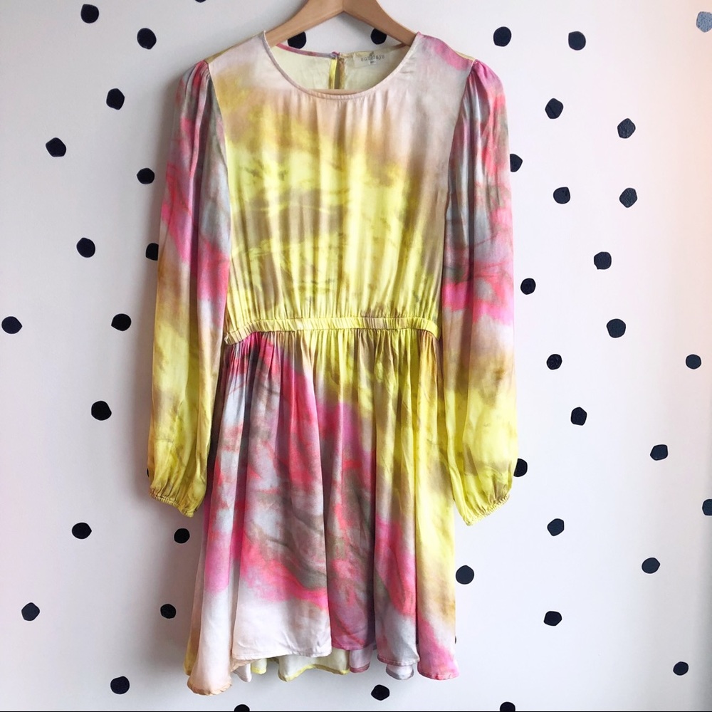 Sundays NYC Gilmour Tie-Dye Watercolor Dress Size 0